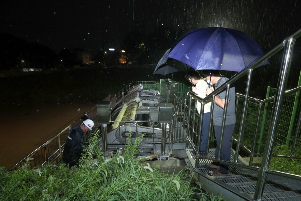 강매배수펌프장 현장(지난해 8월)./사진=고양시청