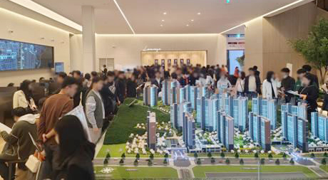 '울산 다운2지구 우미린 더 시그니처'의 모델하우스. (우미건설 제공)