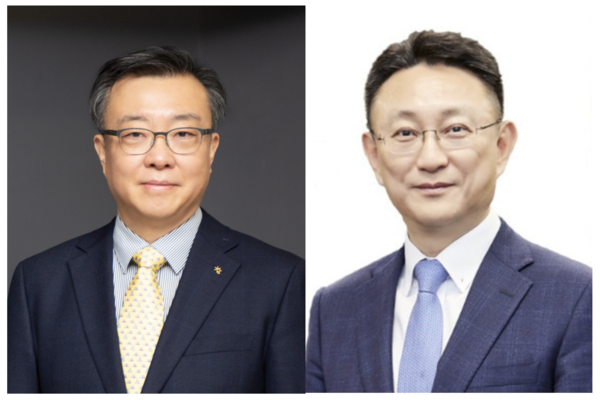 (왼쪽부터) 김영성 KB자산운용 대표와 김우석 삼성자산운용 대표 신임 내정자. 각사 제공.