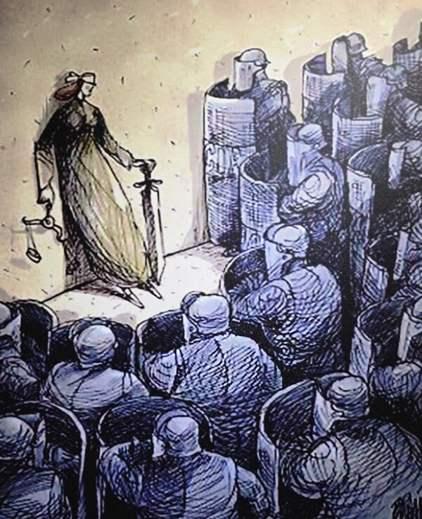 앙헬 볼리건  作. 비욘드 더 피플 K-민주주의 展. 