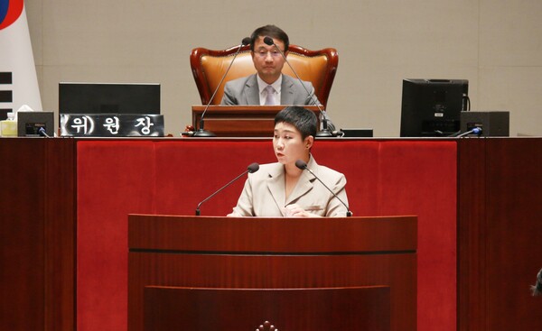 조국혁신당 김재원 의원이 30일 열린 국회 예산결산특별위원회 전체회의에서 발언하고 있다. 의원실.