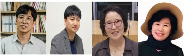 왼쪽부터 신영목 시인, 이탁연 시인, 최양숙 시인, 홍영숙 시인. /고산문학축전 운영위