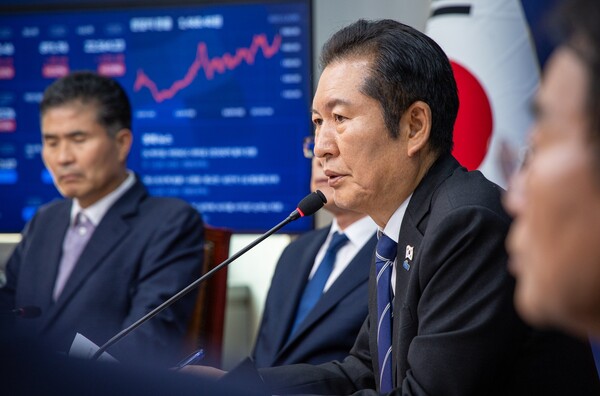 더불어민주당 정청래 대표. 연합뉴스. 